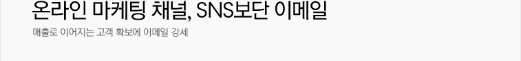 온라인 마케팅 채널,sns보단 이메일